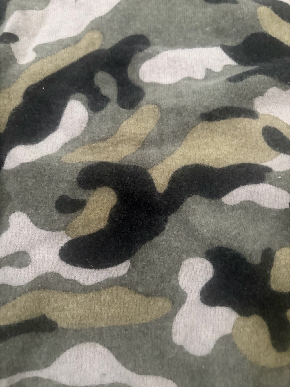 Philosophy Camo Crewneck Sweater in Olive, Gray and Black - Picture 4 of 5